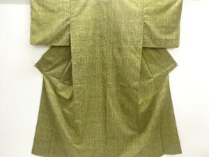 抽象模様織出し手織り紬着物